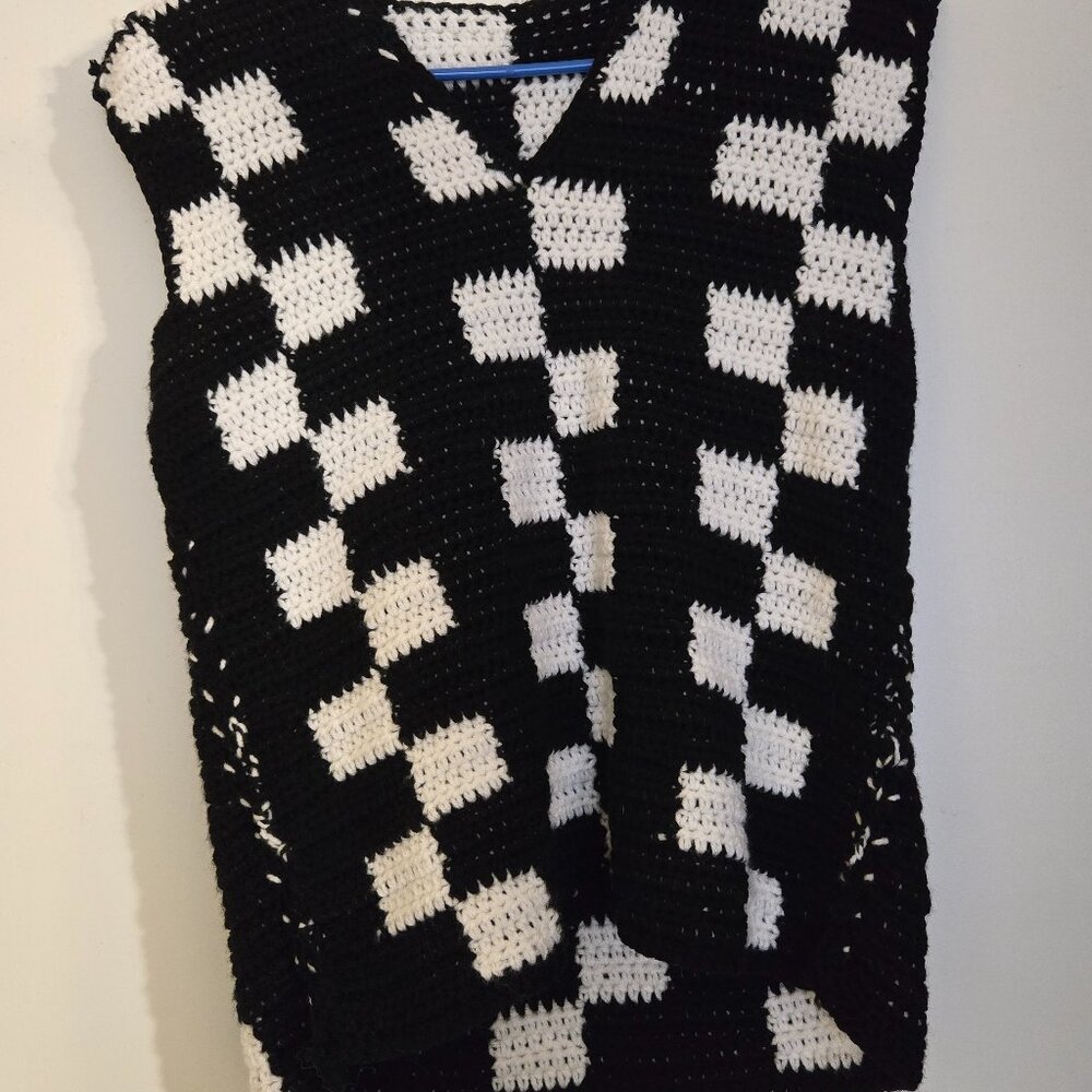 Checkered Vest